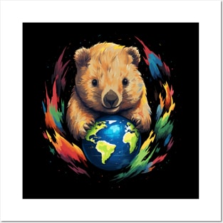 Wombat Earth Day Posters and Art